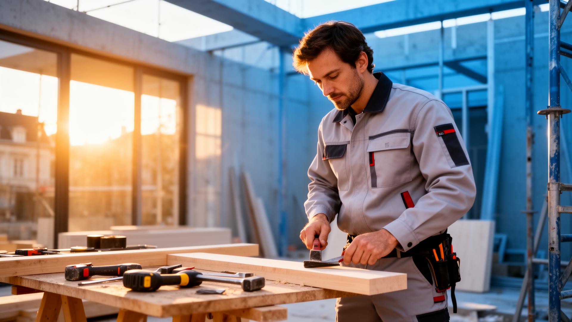 Artisan belge au travail